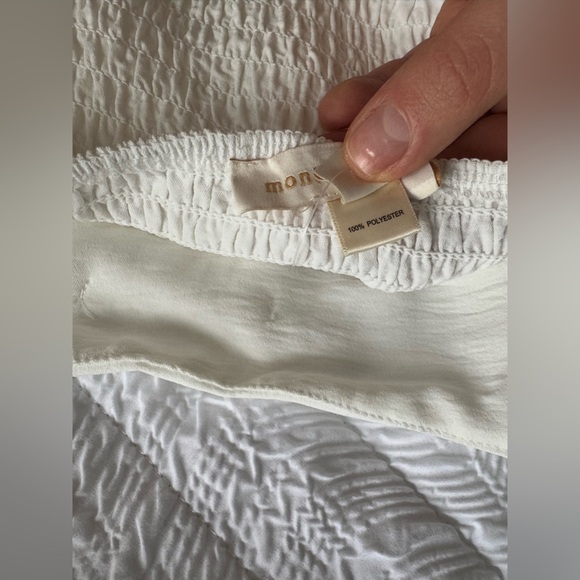 Top with 3D corsage in white Monteau, size L - Picture 11 of 11